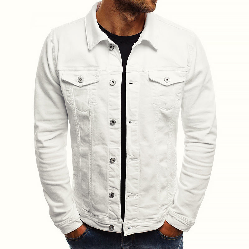 HUGO LAURENT™ | Men's Slim-Fit Denim Jacket