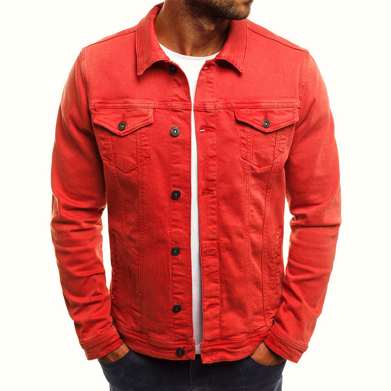 HUGO LAURENT™ | Men's Slim-Fit Denim Jacket