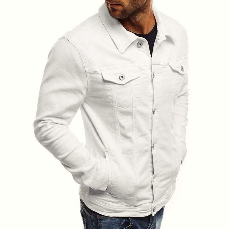 HUGO LAURENT™ | Men's Slim-Fit Denim Jacket