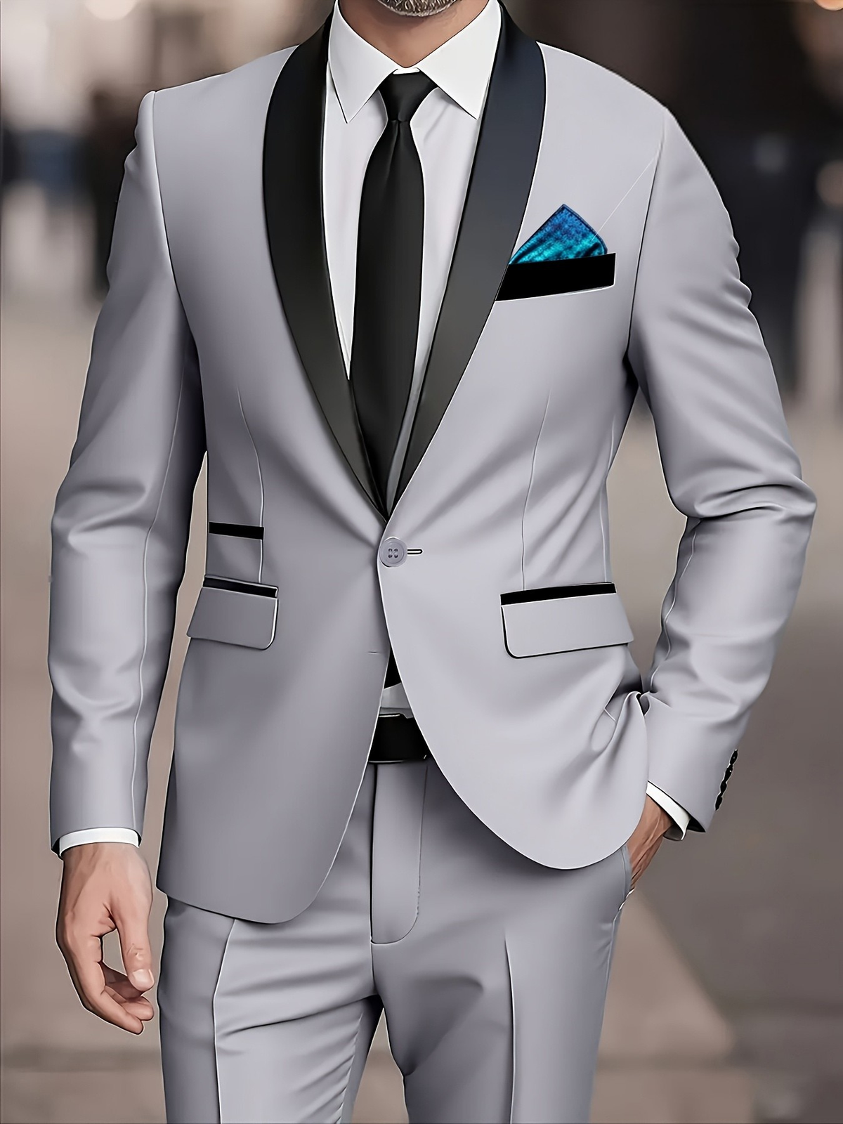 HUGO LAURENT™ | Men's Two-Piece Formal Suit Set