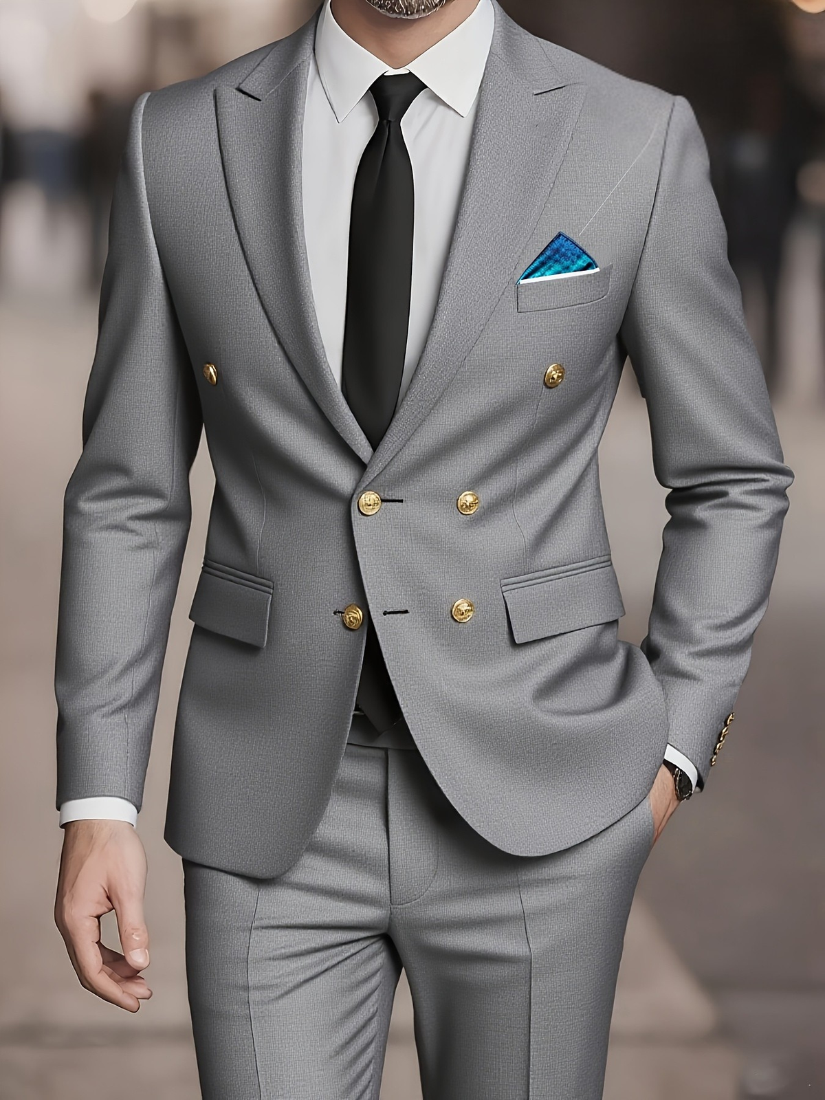 HUGO LAURENT™ | Men's Two-Piece Formal Suit Set