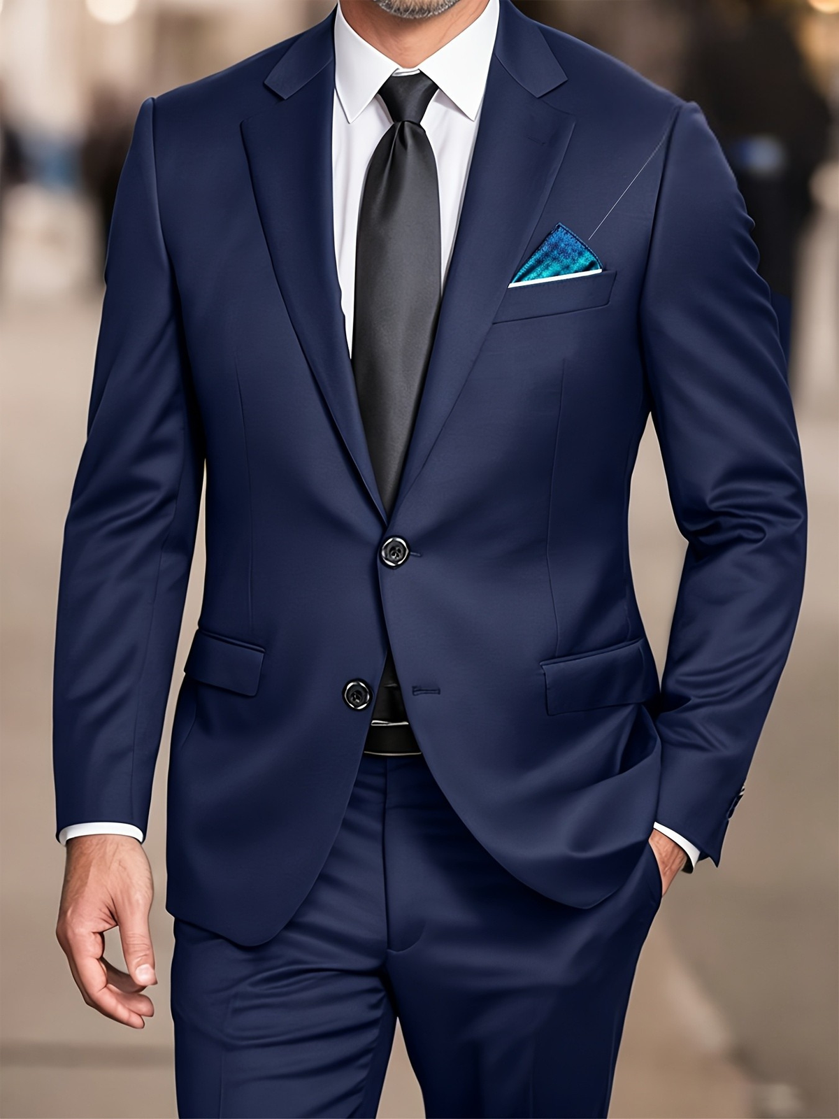 HUGO LAURENT™ | Men's Two-Piece Formal Suit Set