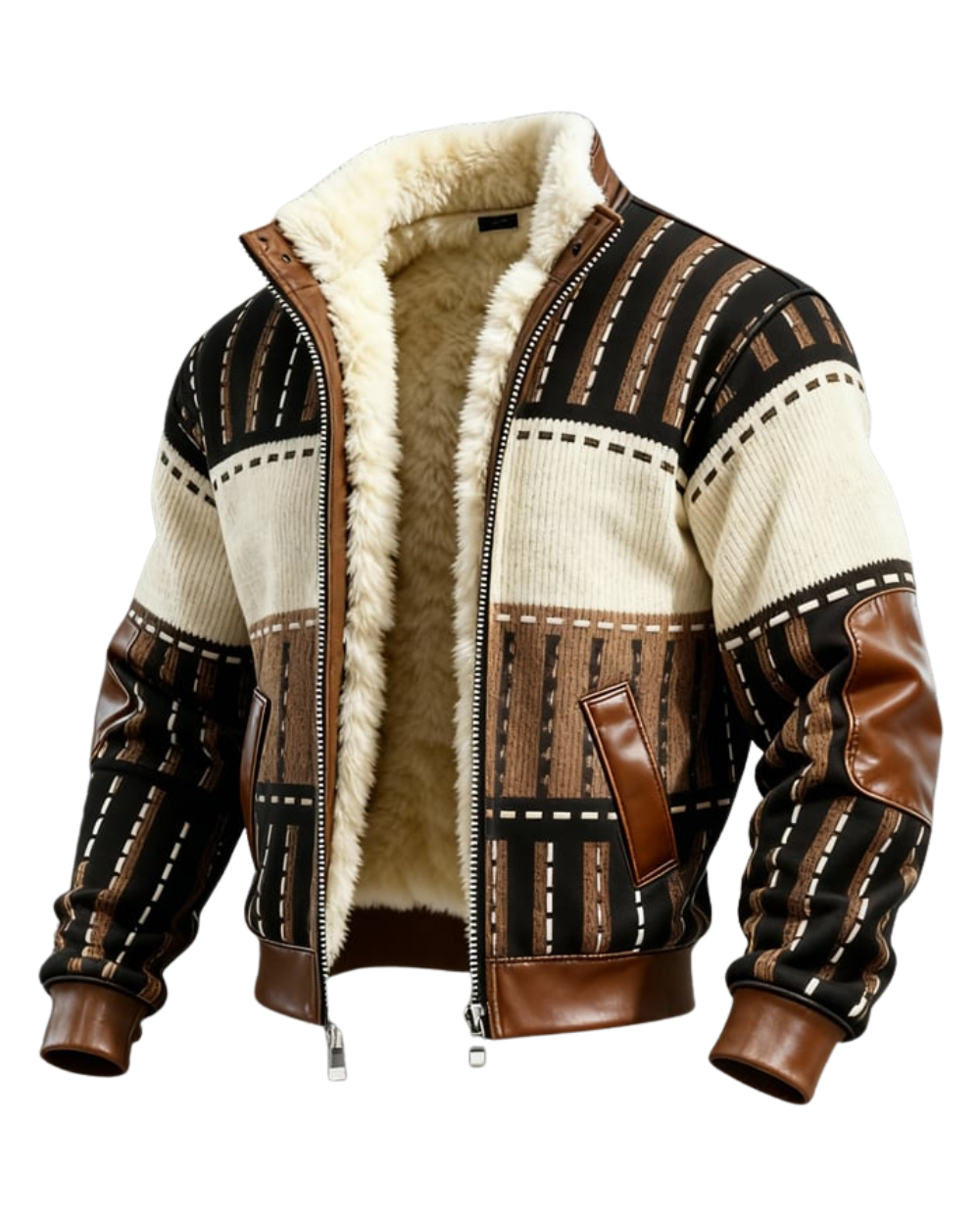 HUGO LAURENT™ | Retro Fleece-Lined Jacket