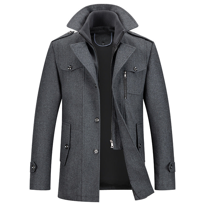 HUGO LAURENT | LONG WINTER COAT FOR MEN
