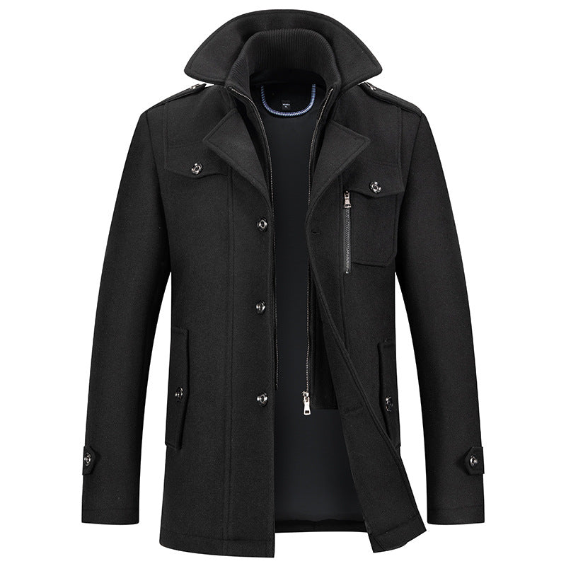 HUGO LAURENT | LONG WINTER COAT FOR MEN