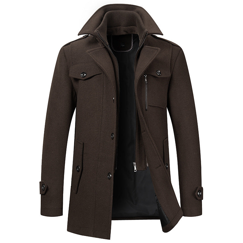 HUGO LAURENT | LONG WINTER COAT FOR MEN