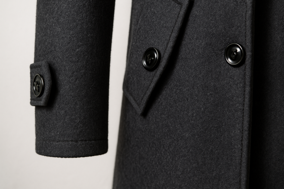 HUGO LAURENT | LONG WINTER COAT FOR MEN