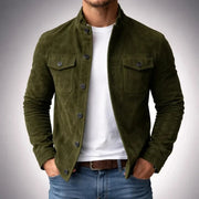 HUGO LAURENT™ | Vintage Suede Utility Jacket