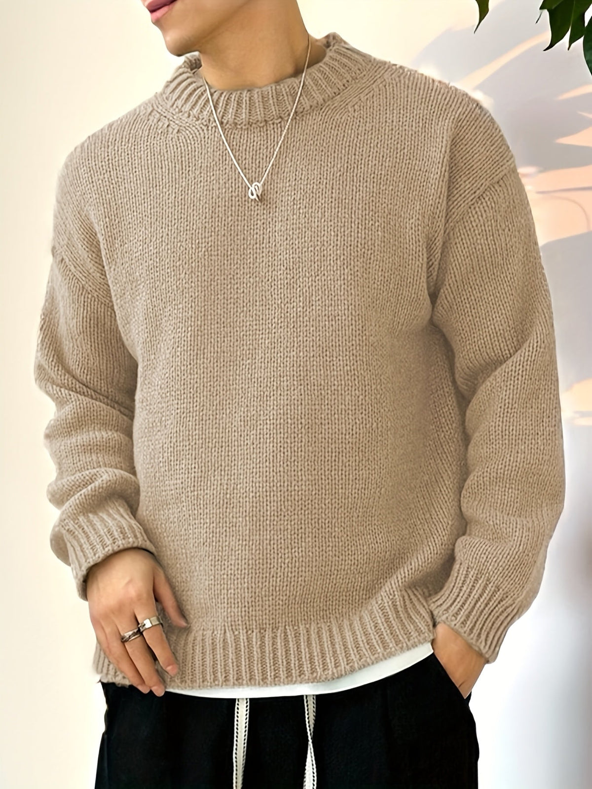 HUGO LAURENT™ | MEN'S CREW-NECK KNIT SWEATER