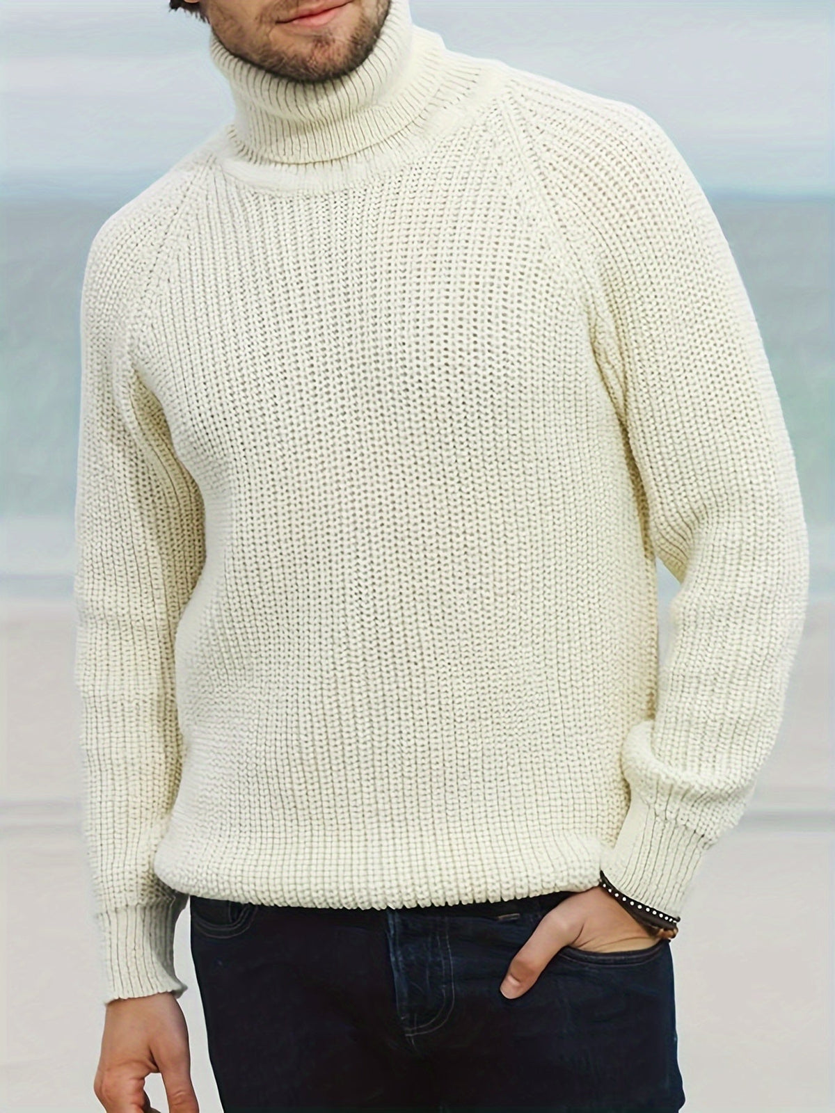 HUGO LAURENT™ | Alexander Warm Knitted Turtleneck Sweater for Winter