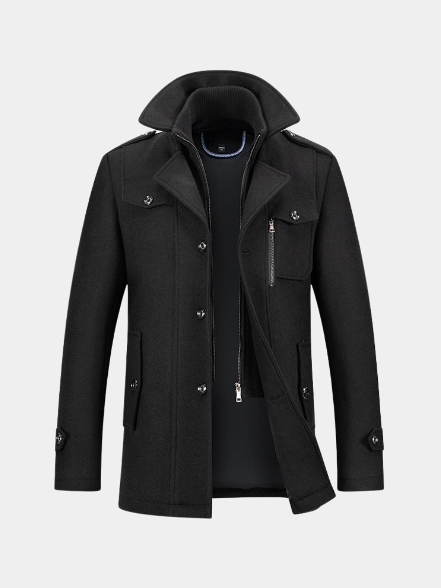 HUGO LAURENT | LONG WINTER COAT FOR MEN