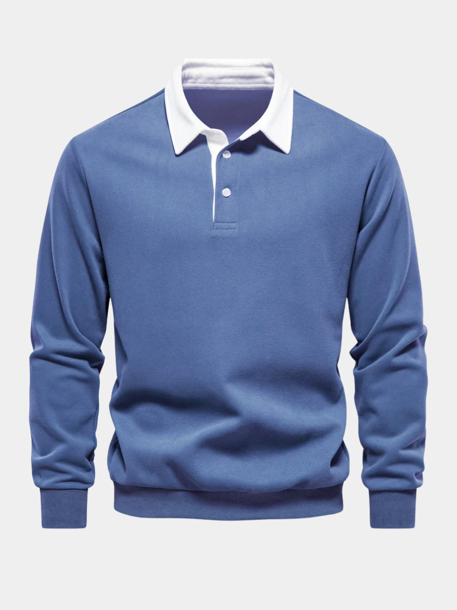 HUGO LAURENT | POLO SWEATER FOR MEN