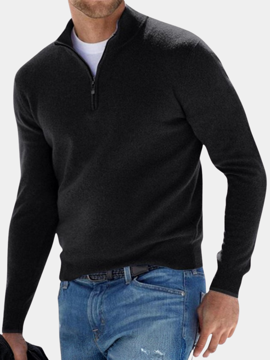 HUGO LAURENT | ZIP-UP PULLOVER FOR MEN