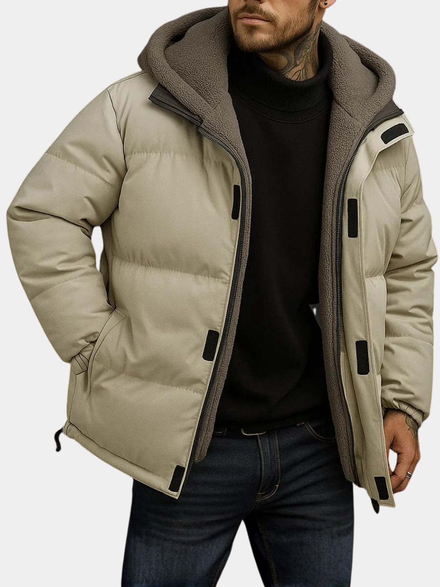 HUGO LAURENT | Insulated Quilted Winter Jacket