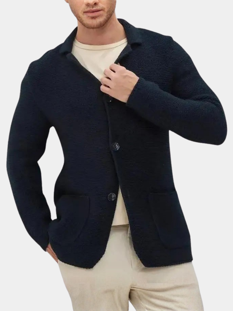 HUGO LAURENT™ | Men's Shawl Collar Button Cardigan