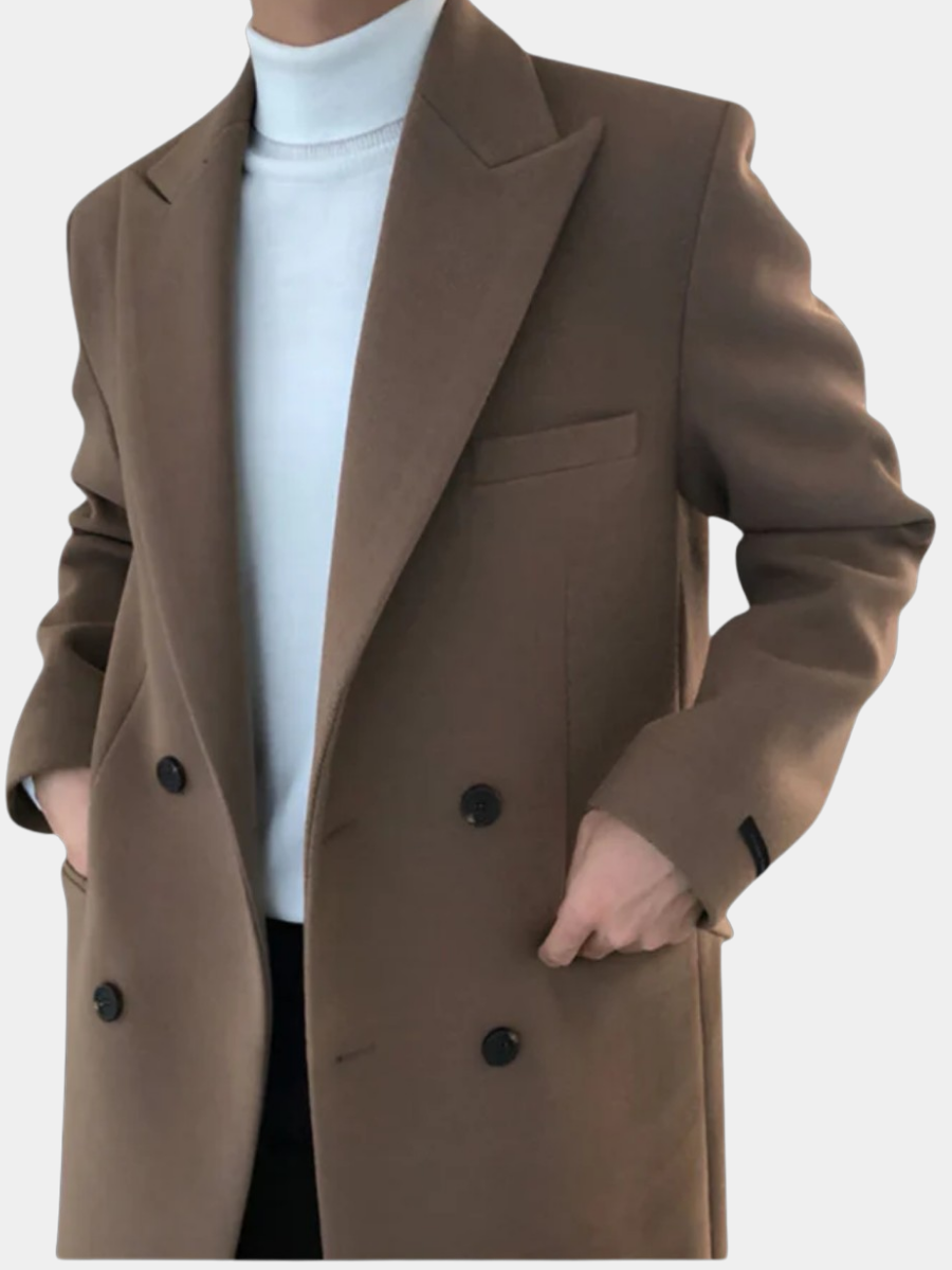 HUGO LAURENT | Breasted Wool Coat