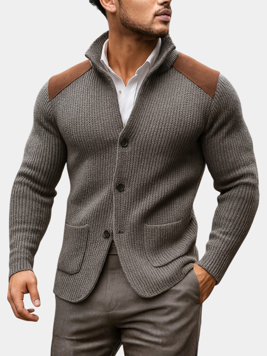 HUGO LAURENT | TEXTURED KNIT BLAZER