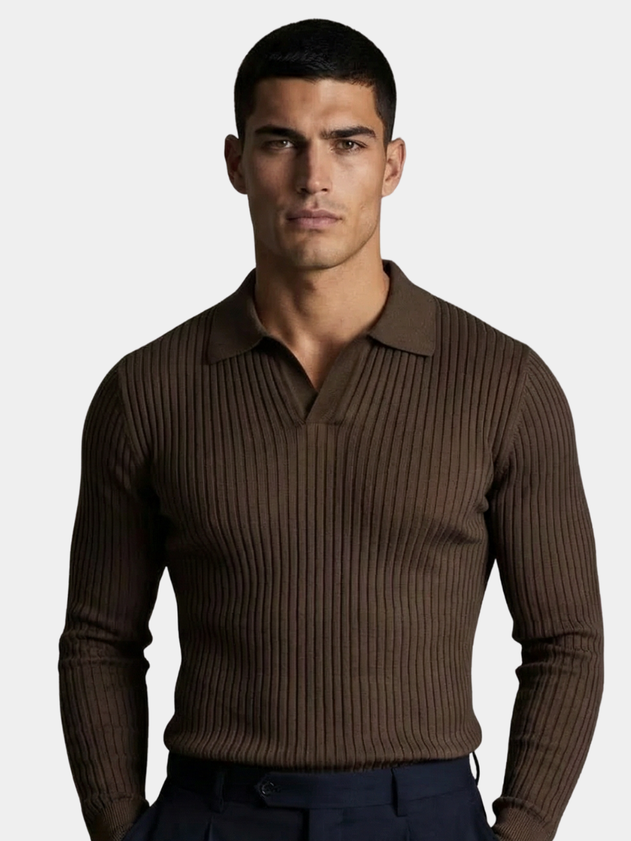 HUGO LAURENT | OPEN COLLAR SHIRT FOR MEN