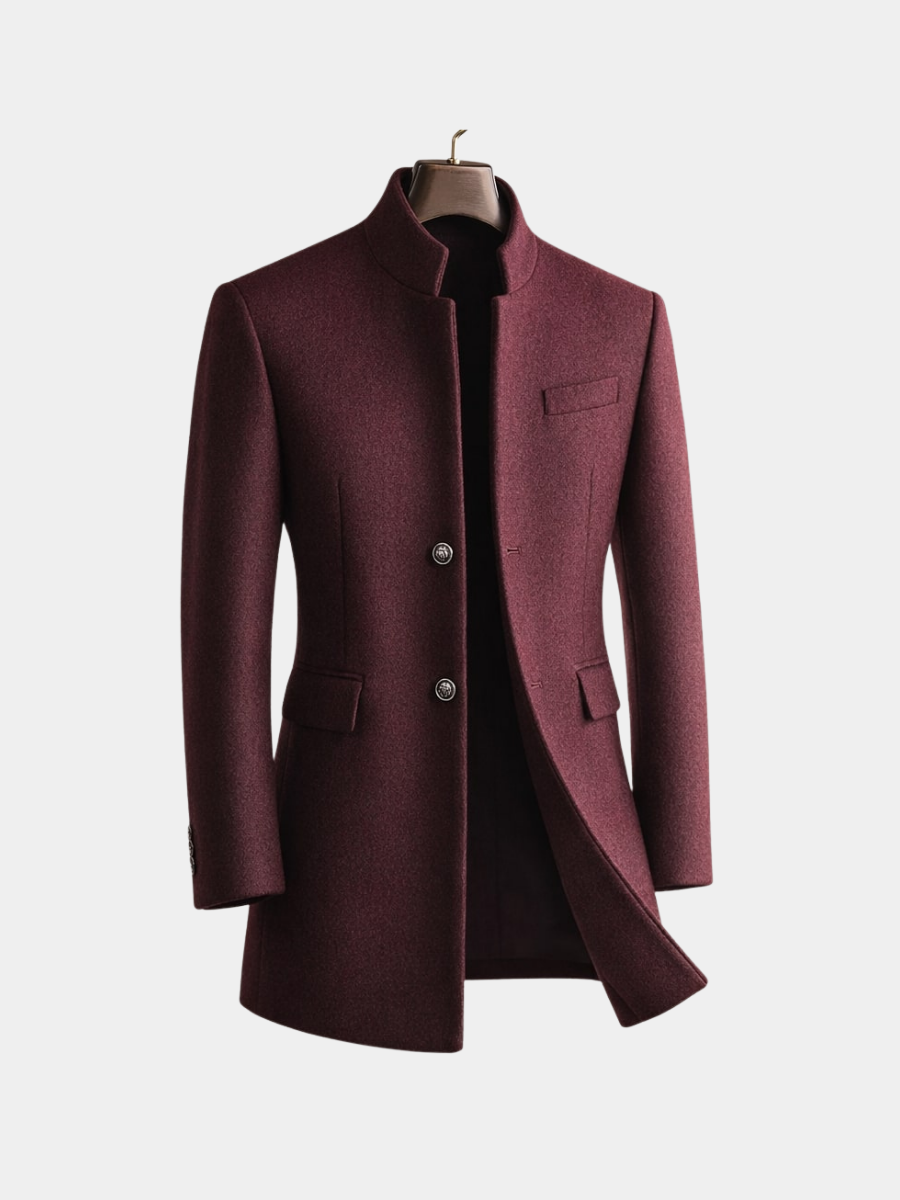 HUGO LAURENT™ | HIGH COLLAR COAT FOR MEN