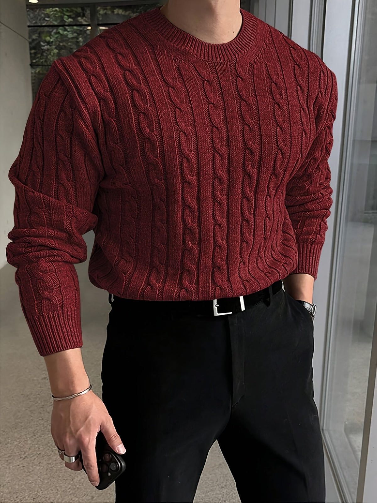 HUGO LAURENT™ | TWISTED KNIT SWEATER FOR MEN