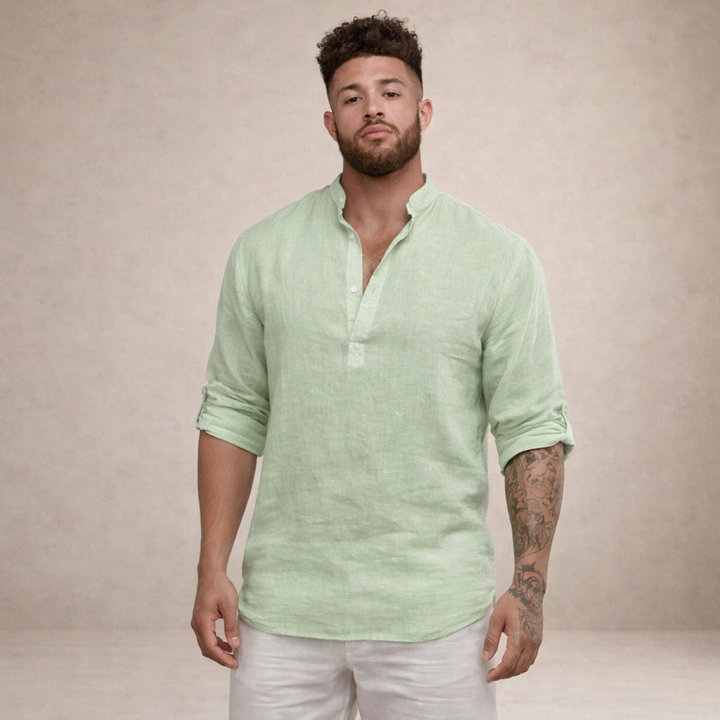 HUGO LAURENT™ | Stand Collar Shirt