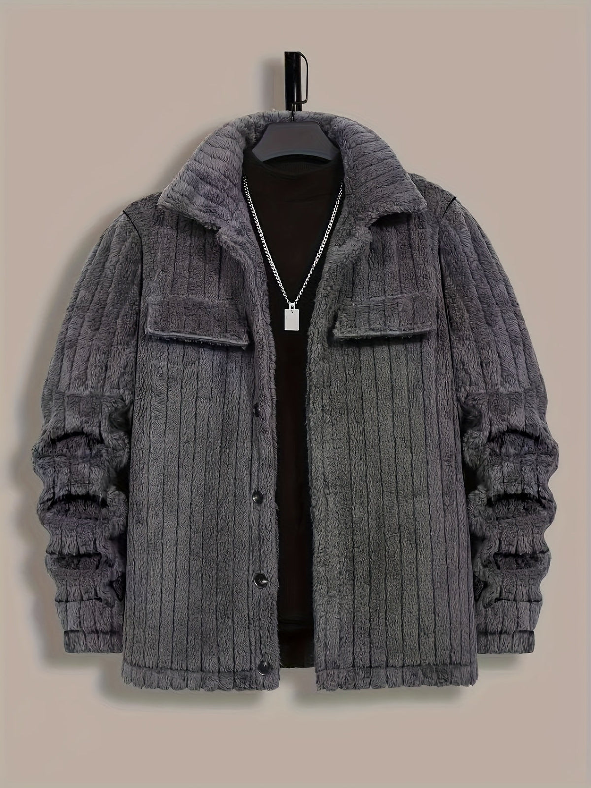 HUGO LAURENT™ | Men’s Striped Knit Jacket