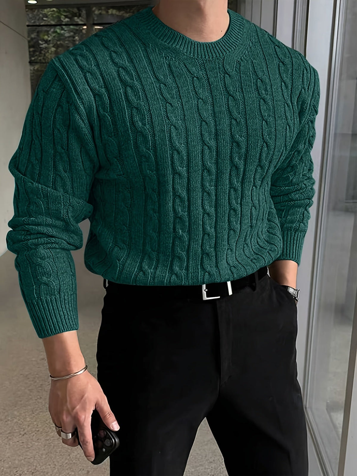 HUGO LAURENT™ | TWISTED KNIT SWEATER FOR MEN