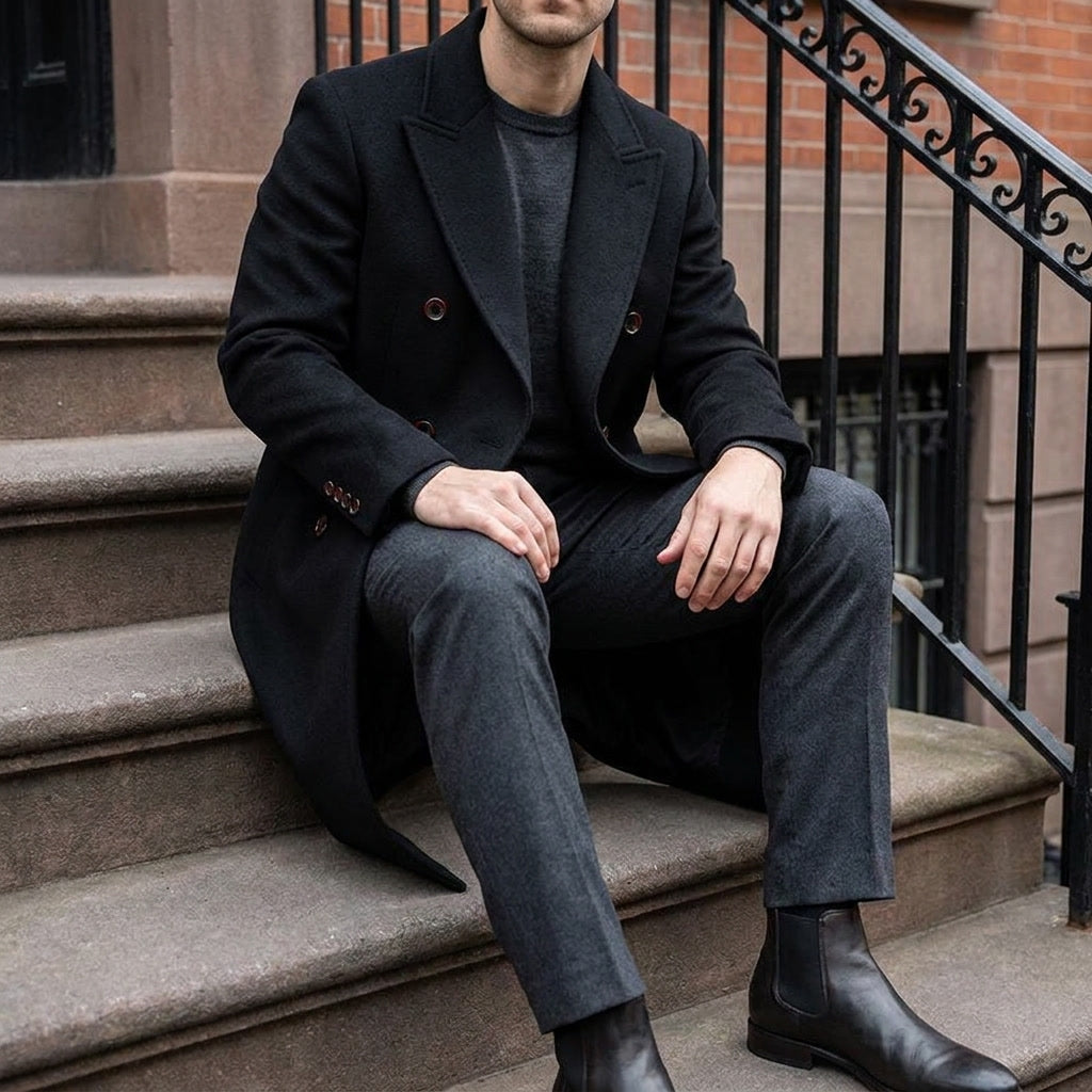 HUGO LAURENT™ | Rothwell Wool Overcoat