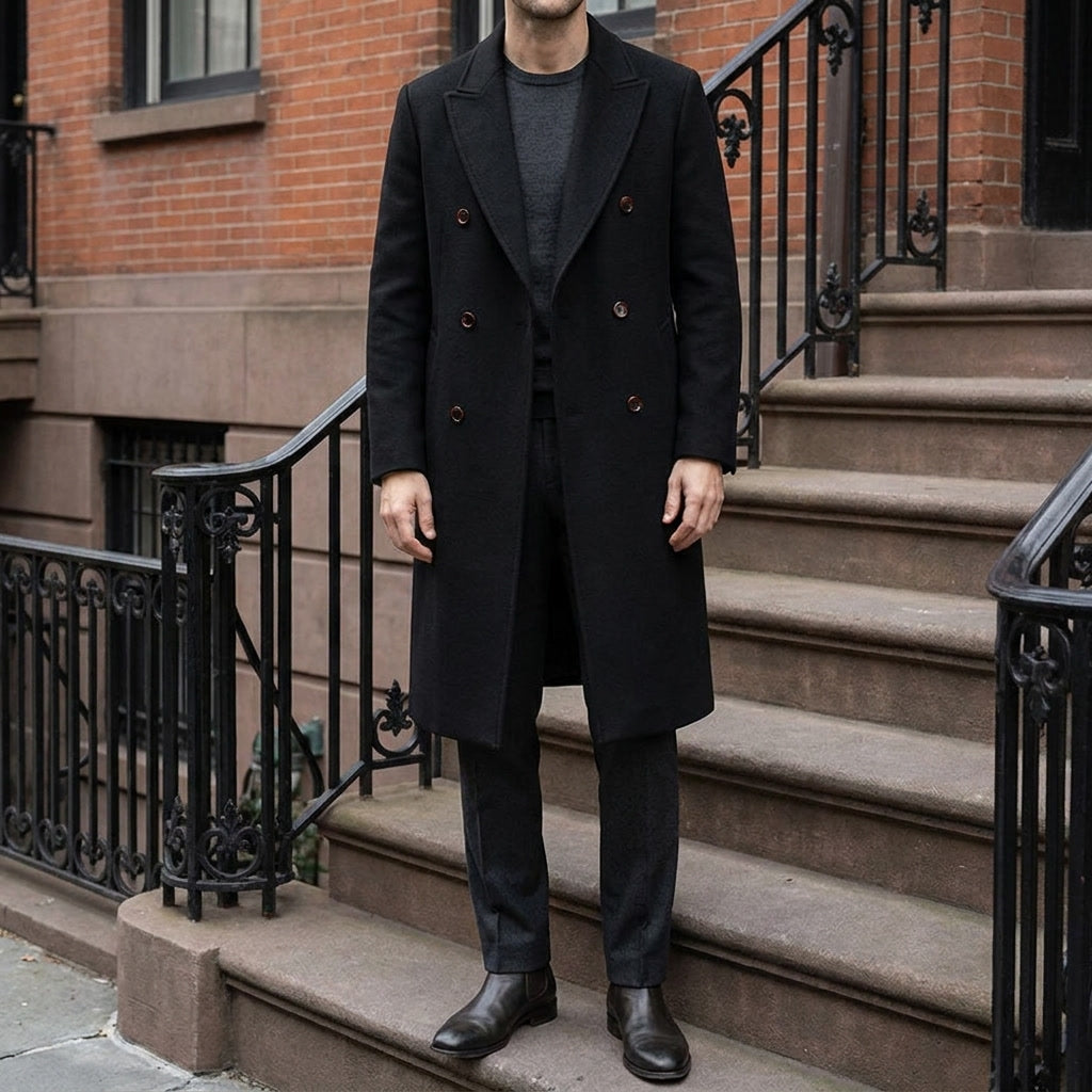 HUGO LAURENT™ | Rothwell Wool Overcoat