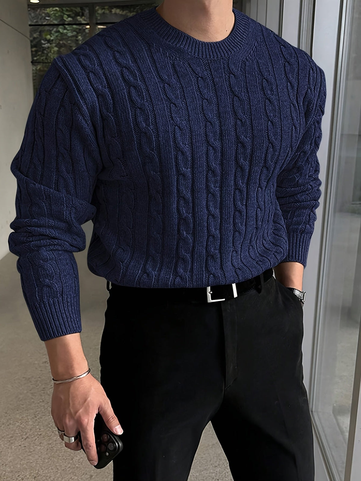 HUGO LAURENT™ | TWISTED KNIT SWEATER FOR MEN