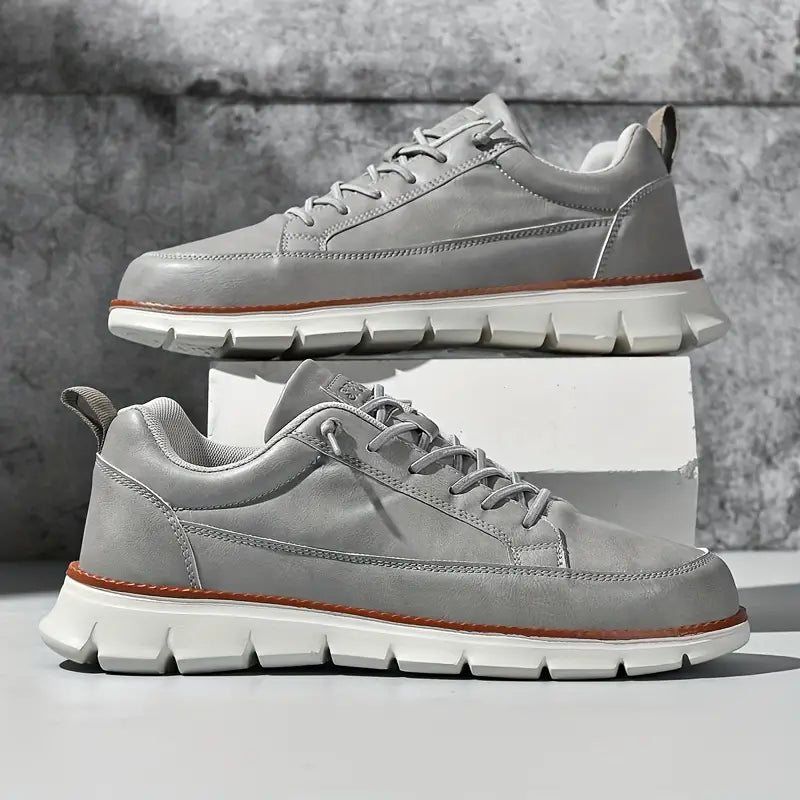 HUGO LAURENT | LEATHER SNEAKERS WITH SUPPORT