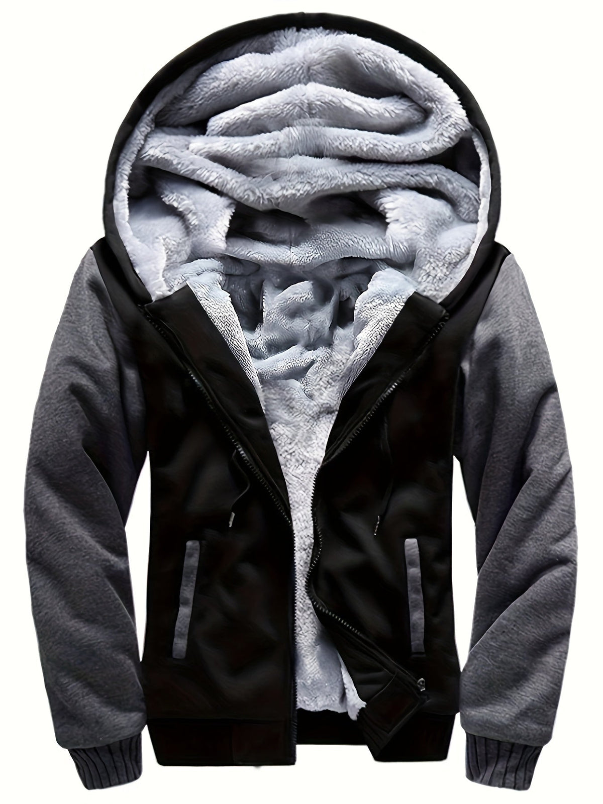 HUGO LAURENT™ | Men's Pattern Hooded Zip-Up Sweatshirt