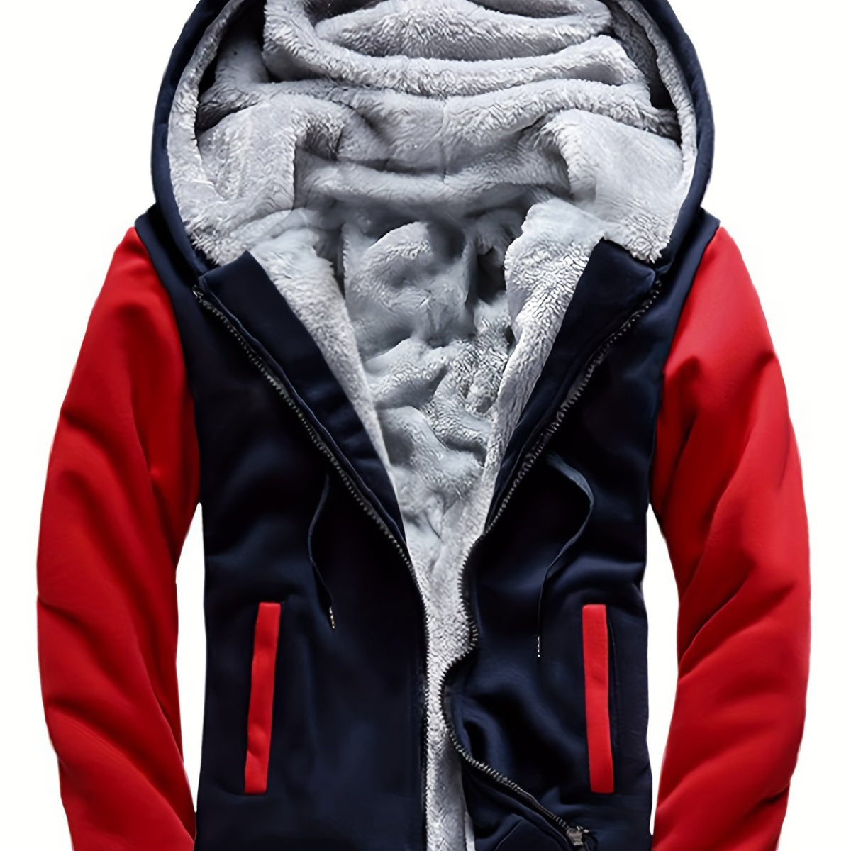 HUGO LAURENT™ | Men's Pattern Hooded Zip-Up Sweatshirt