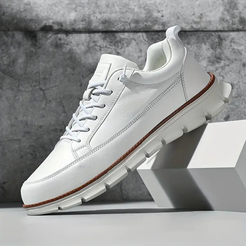 HUGO LAURENT | LEATHER SNEAKERS WITH SUPPORT