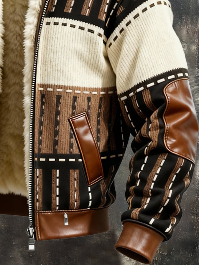 HUGO LAURENT™ | Retro Fleece-Lined Jacket