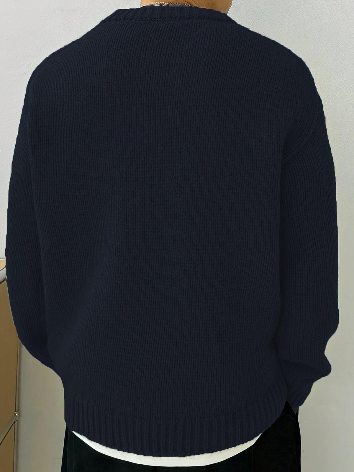 HUGO LAURENT™ | MEN'S CREW-NECK KNIT SWEATER