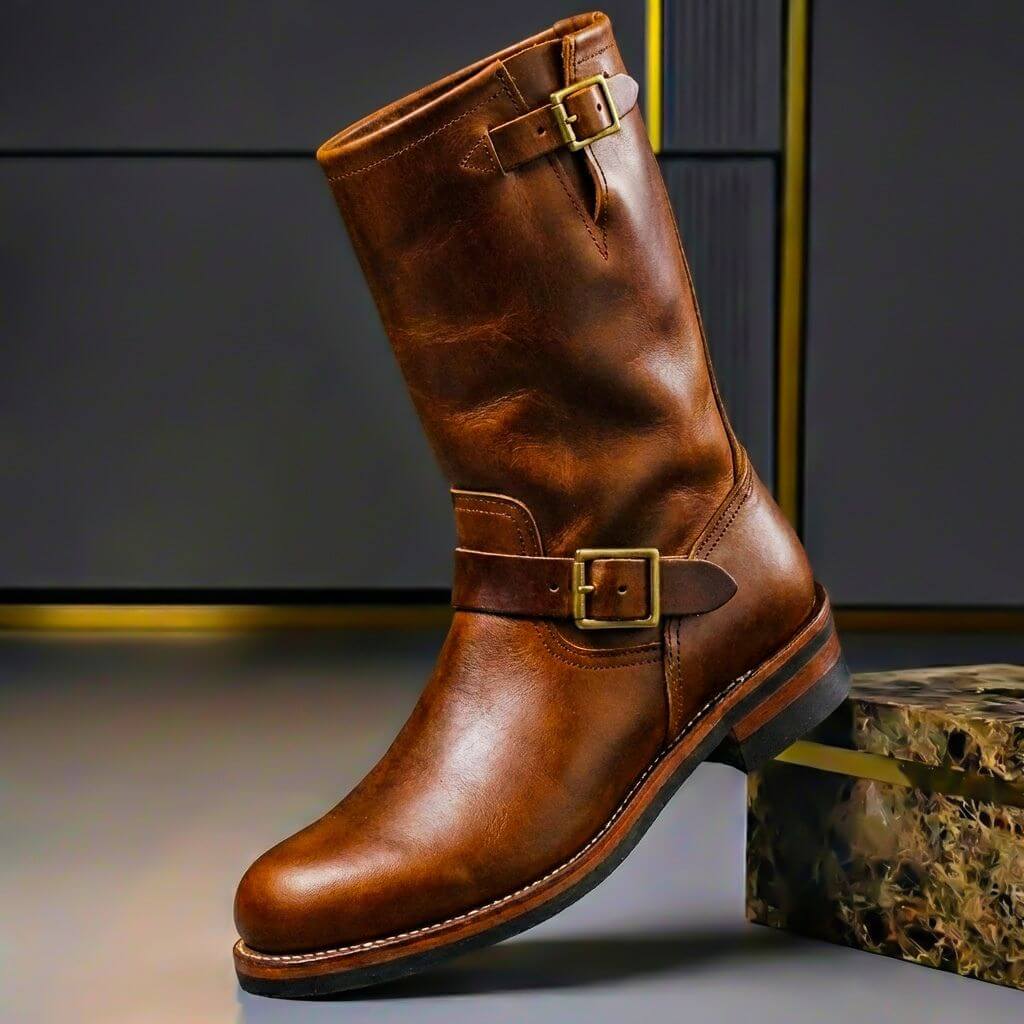 HUGO LAURENT™ | Bancroft Vintage Leather Boots