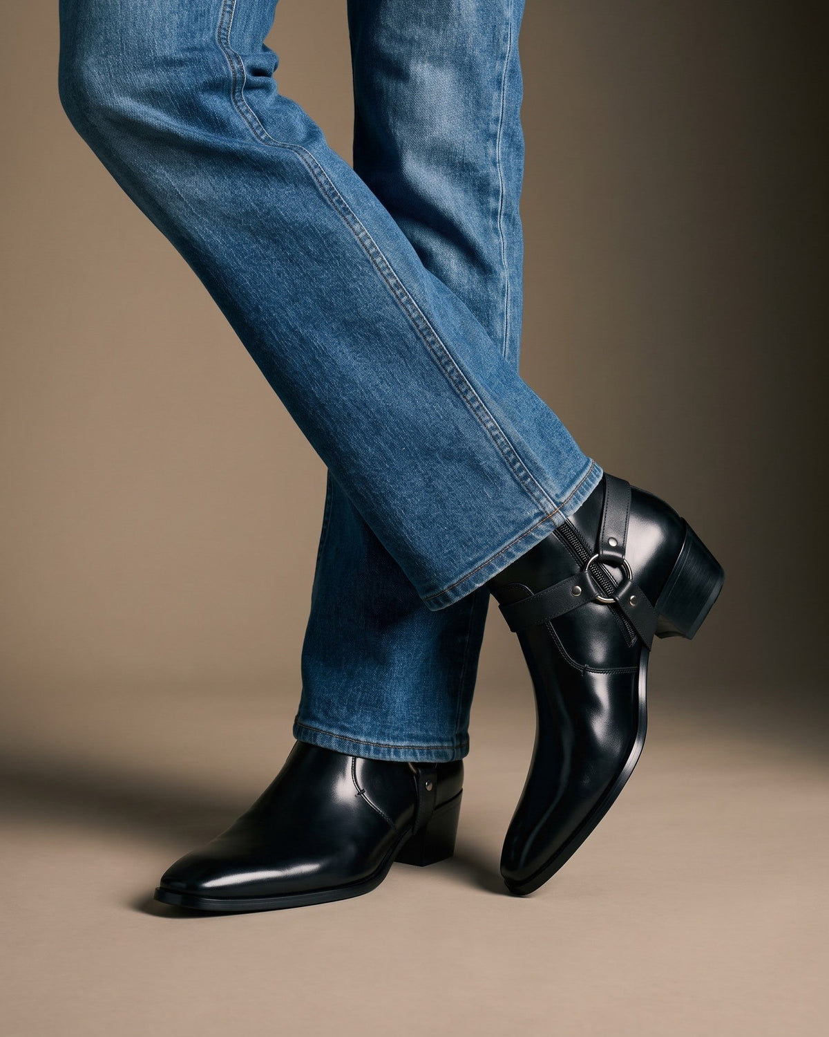 HUGO LAURENT™ | Umberto Leather Harness Boot