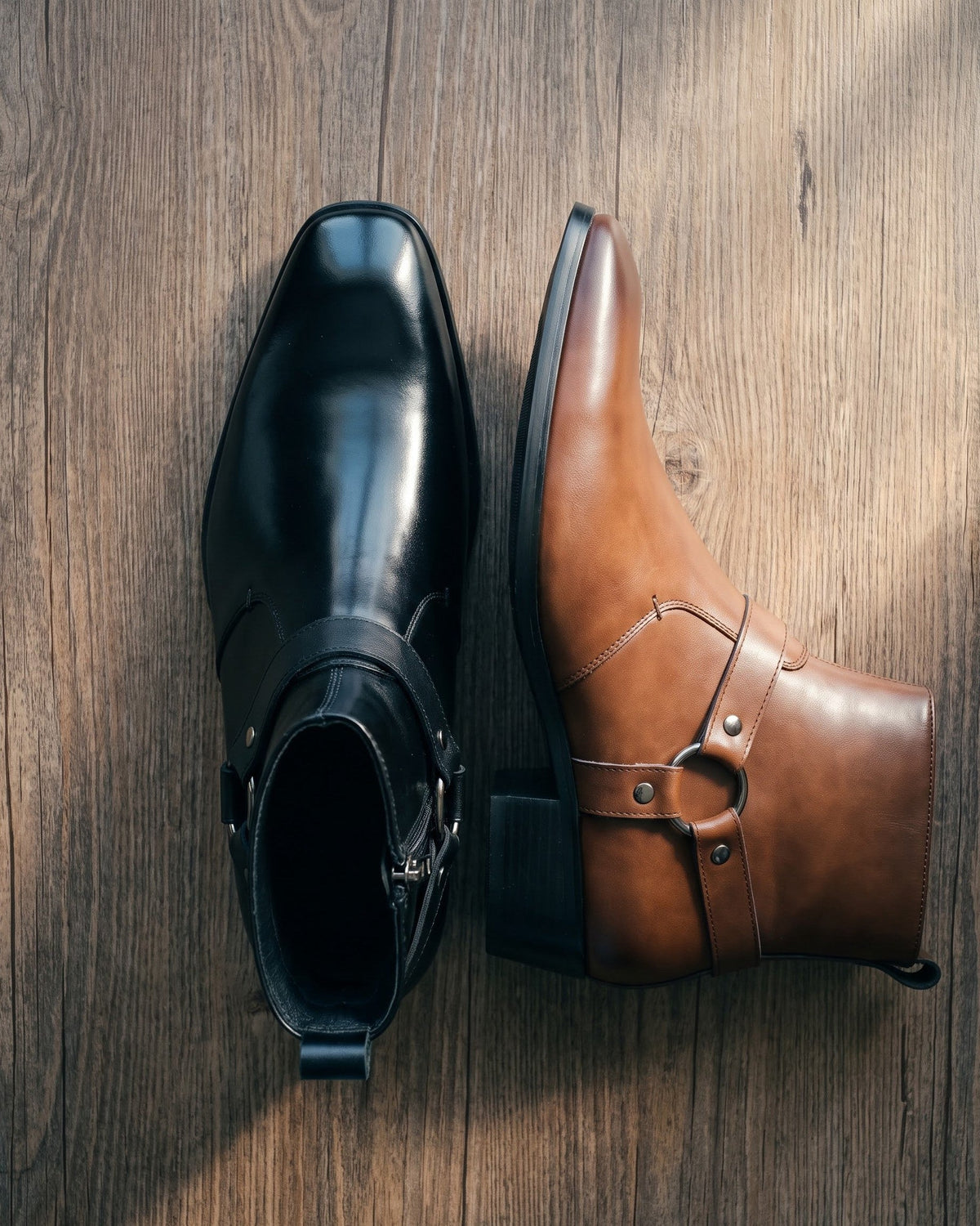 HUGO LAURENT™ | Umberto Leather Harness Boot