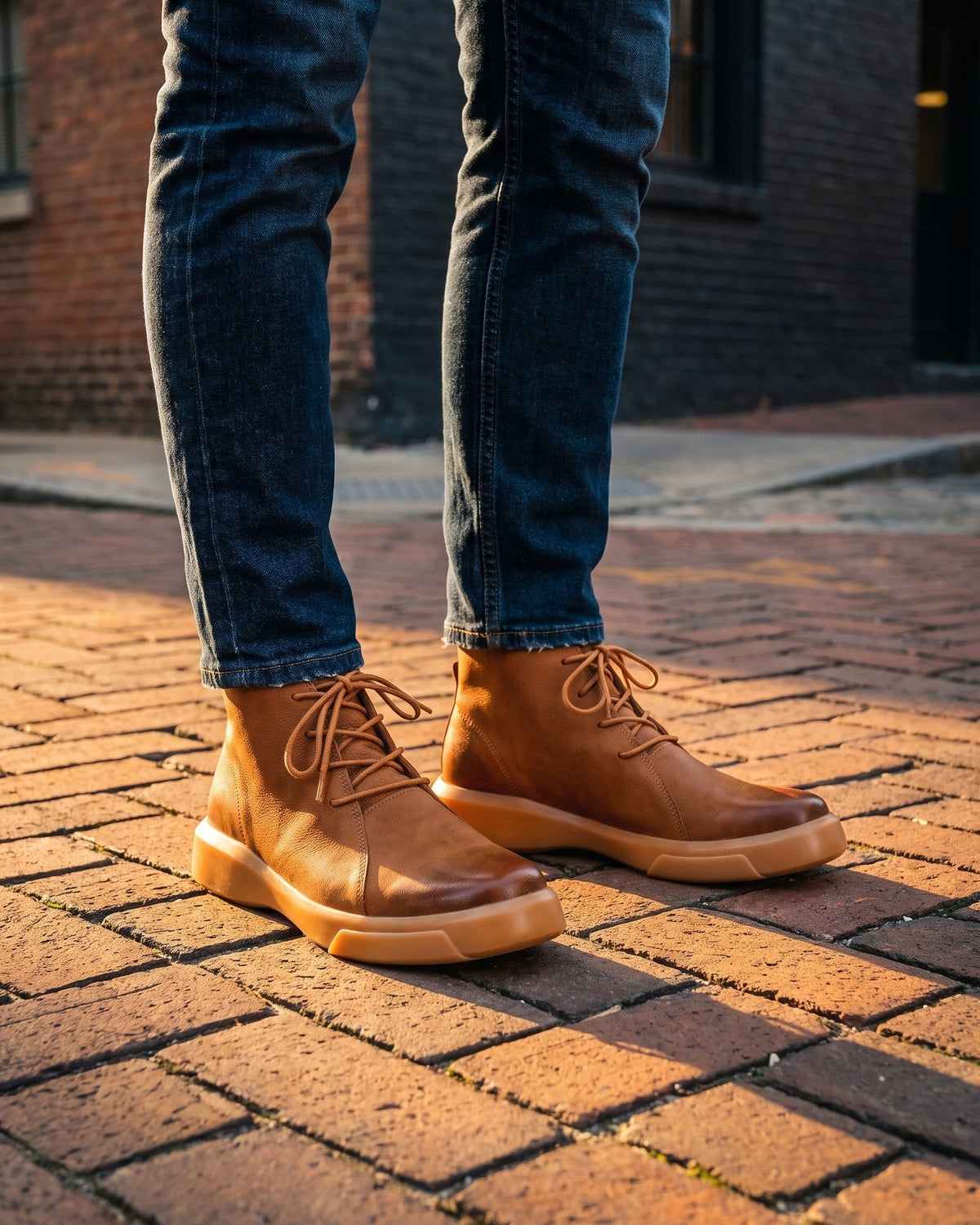 HUGO LAURENT™ | Fabian Leather Chukka Boot