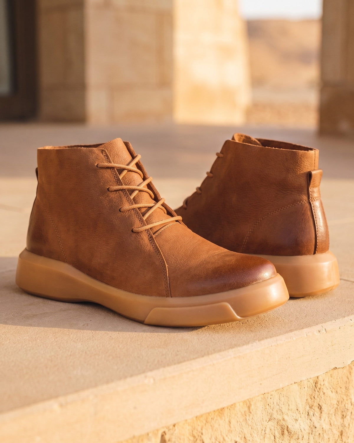 HUGO LAURENT™ | Fabian Leather Chukka Boot
