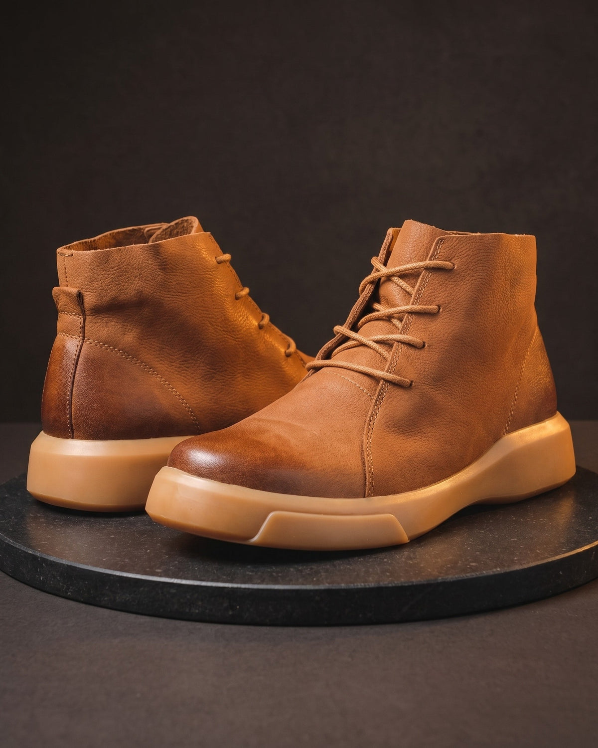 HUGO LAURENT™ | Fabian Leather Chukka Boot