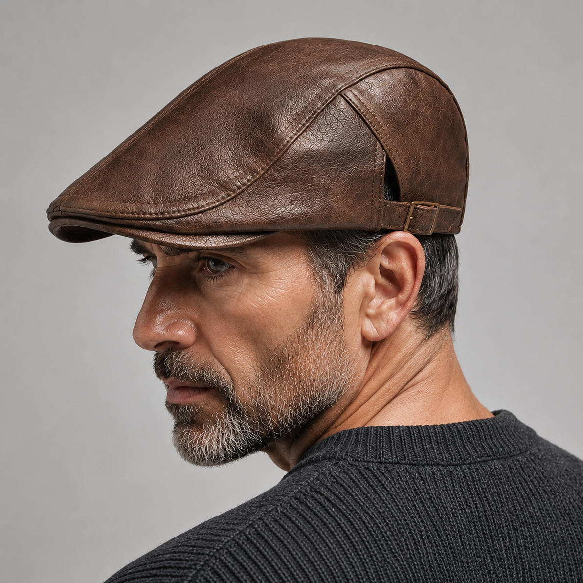 HUGO LAURENT™ | Hawthorne Leather Driving Cap
