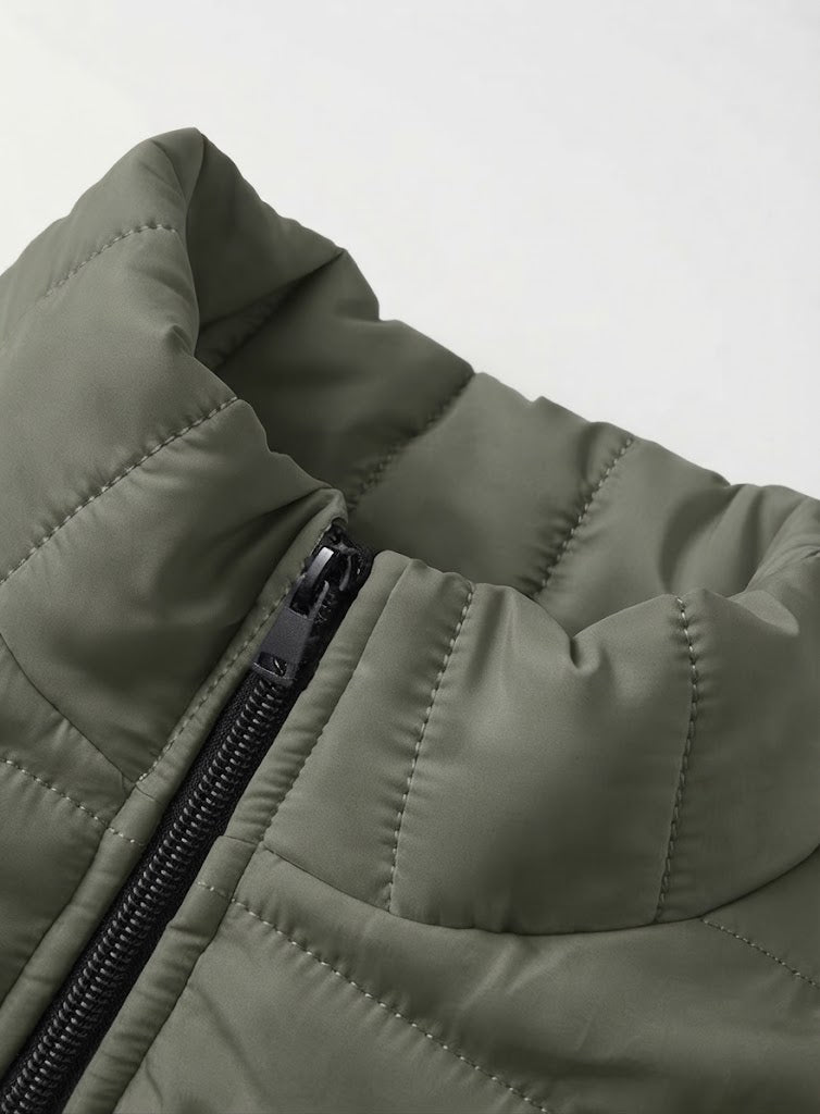 HUGO LAURENT™ | Lightweight Quilted Zip-Up Puffer Jacket