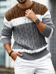HUGO LAURENT™ | Men's Color-Block Knit Sweater