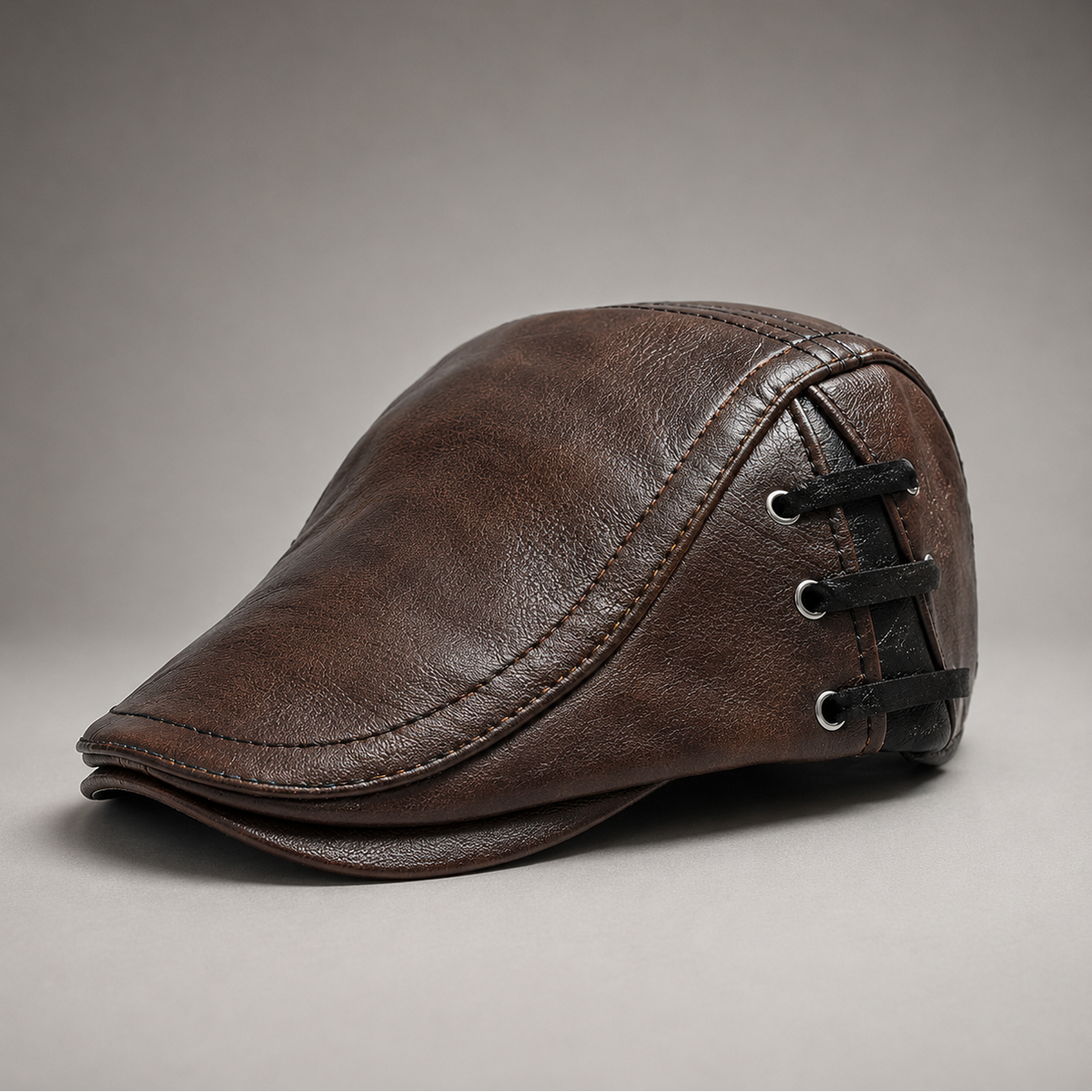 HUGO LAURENT™ | Corbin Leather Driving Cap