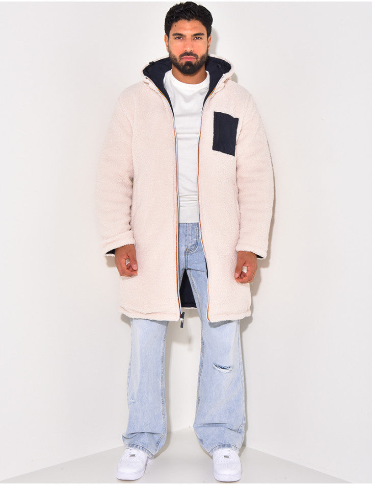 HUGO LAURENT | Men's Reversible Hooded Coat