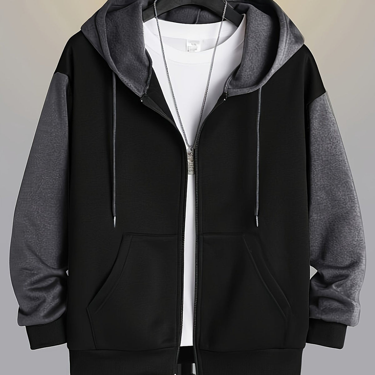 HUGO LAURENT™ | Colour-Block Zip-Up Hoodie