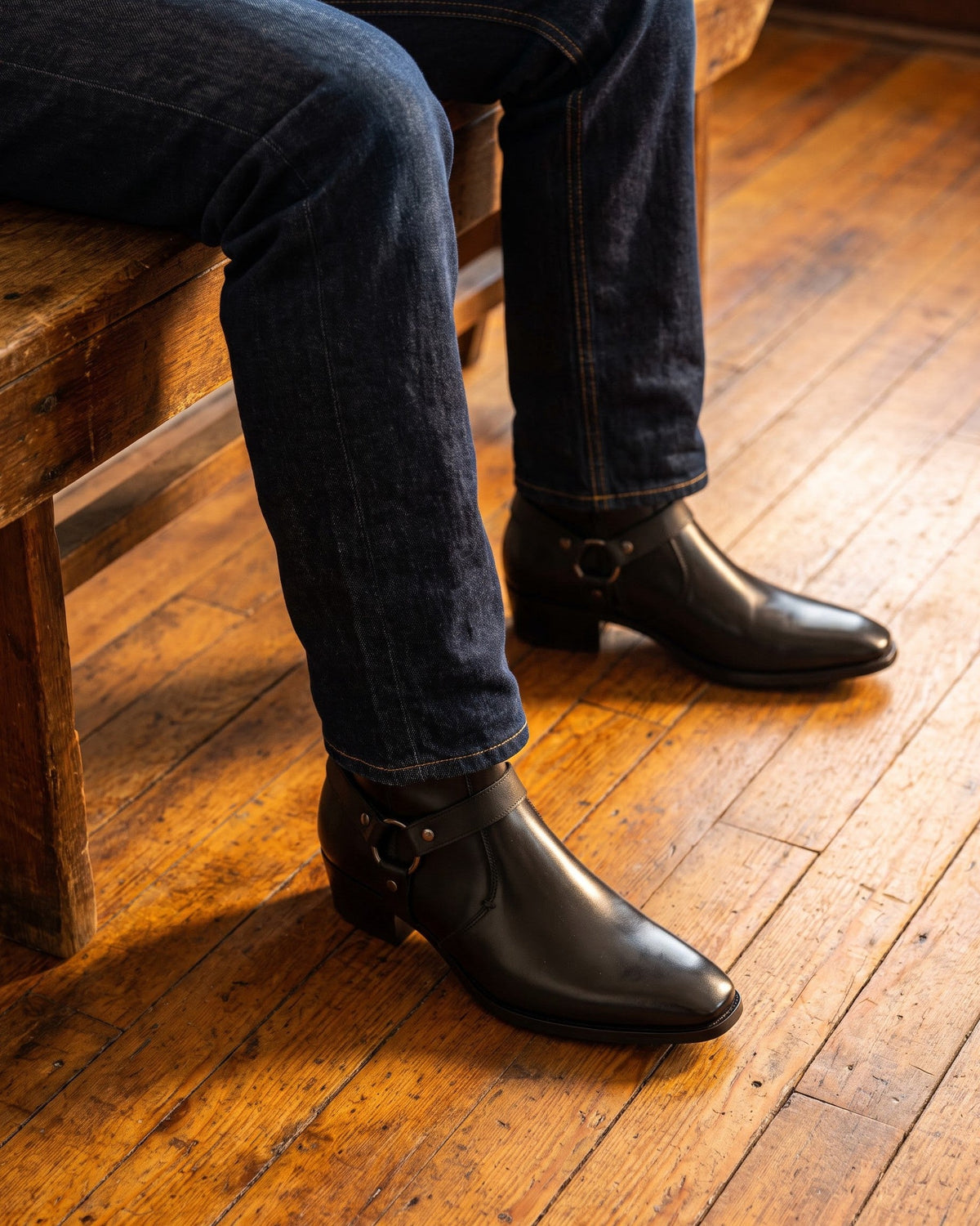 HUGO LAURENT™ | Umberto Leather Harness Boot