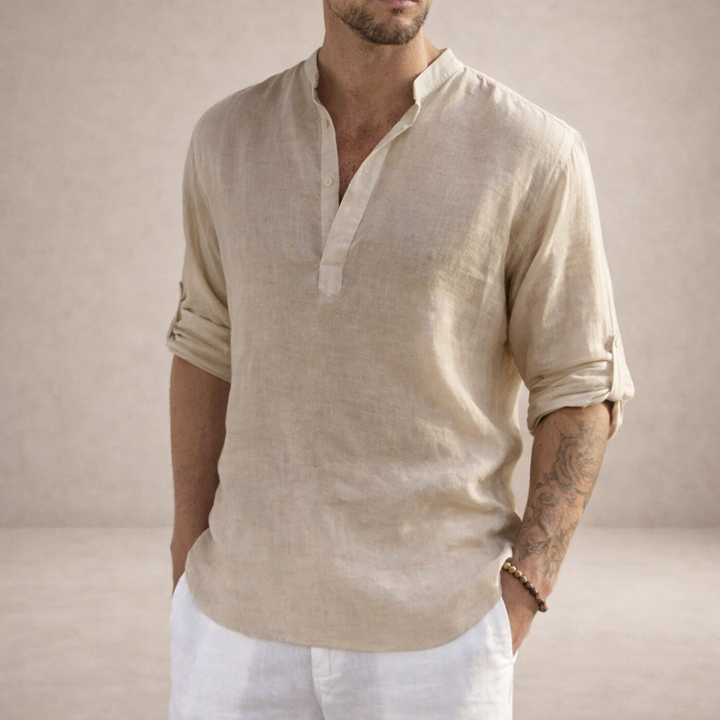 HUGO LAURENT™ | Stand Collar Shirt